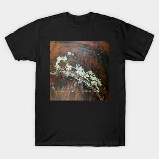 rustic steampunk copper brown primitive grunge metal T-Shirt